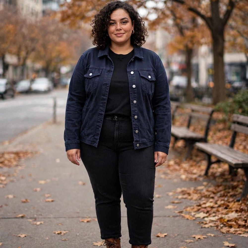 Women with Control My Wonder Denim Collection Jacket Size 2X